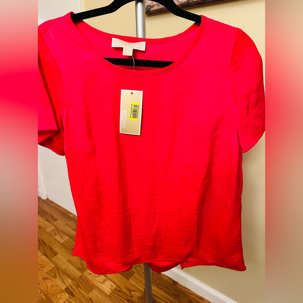 NWT Women’s Michael Kors blouse Sz XS 
Sea Coral